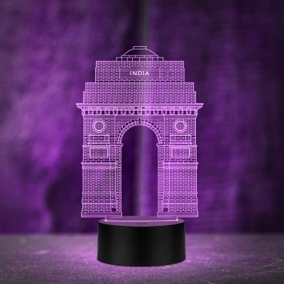 3D India Gate Design Structure Night Lamp